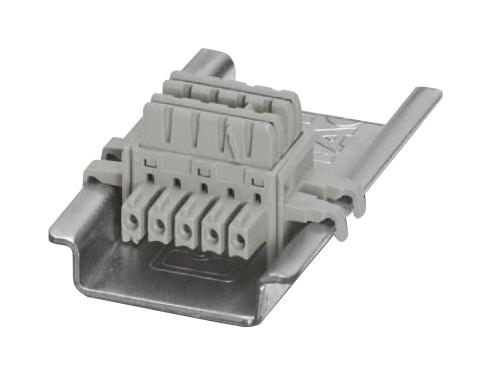 2695439 DIN RAIL BUS CONNECTOR, 8A, 5POS, 150V PHOENIX CONTACT