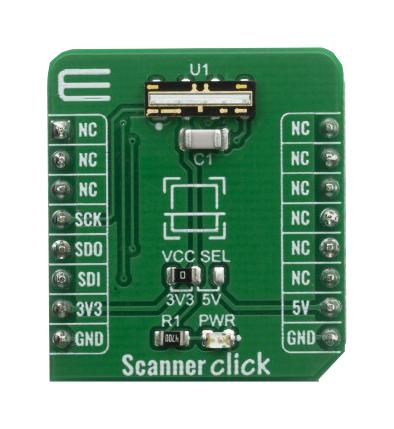 MIKROE-4108 SCANNER CLICK BOARD MIKROELEKTRONIKA