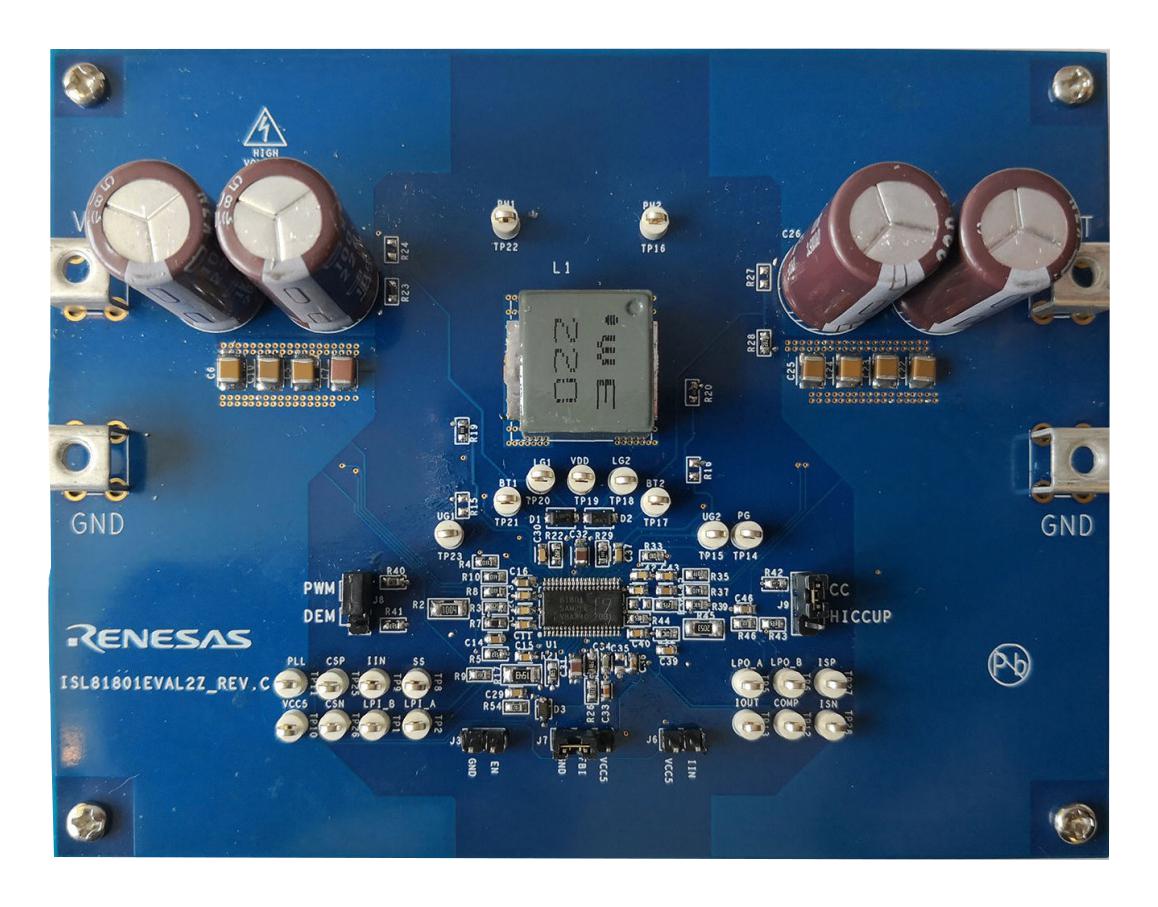 ISL81801EVAL2Z EVAL BOARD, SYNC BUCK-BOOST CONTROLLER RENESAS