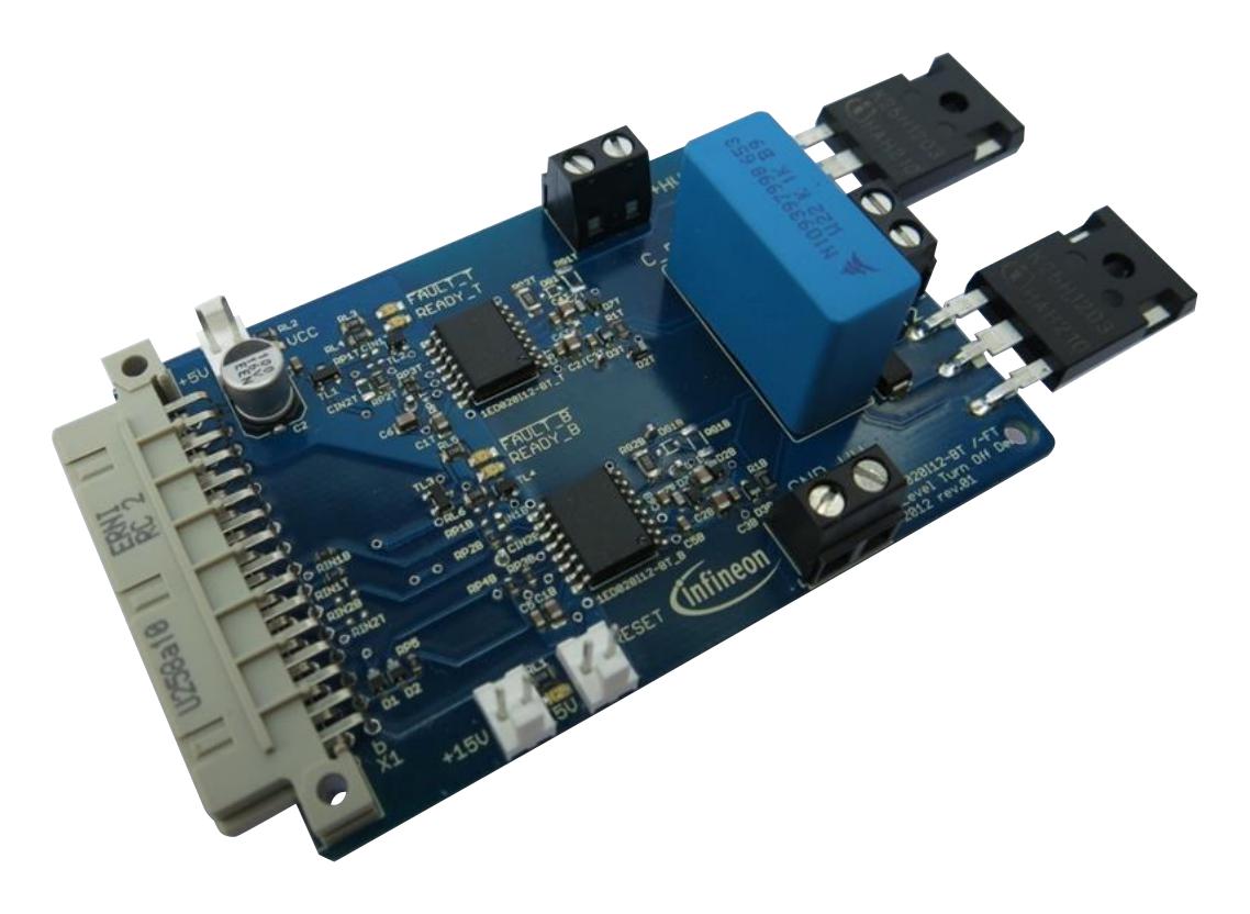 EVAL1ED020I12BTTOBO1 EVALUATION BOARD, IGBT GATE DRIVER INFINEON