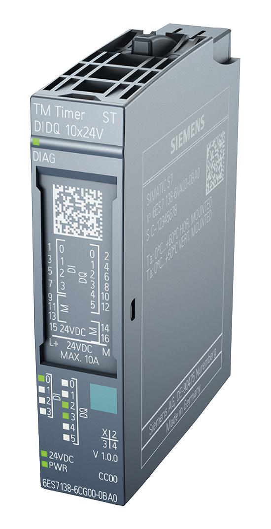 6ES7138-6CG00-0BA0 DIGITAL I/O MODULE, 4 INPUT, 6 OUTPUT SIEMENS