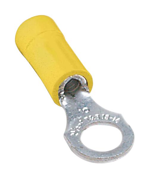 7TAI029450R0003 TERMINAL, RING TONGUE, 1/4", YELLOW ABB