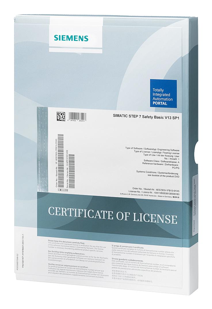 6ES7833-1FC02-0YA5 SOFTWARE & STARTER KITS SIEMENS