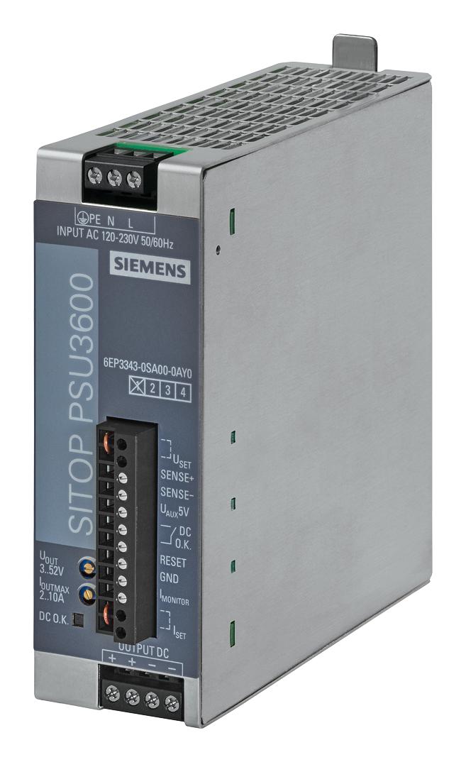 6EP3343-0SA00-0AY0 POWER SUPPLY, AC-DC, 24V, 10A SIEMENS