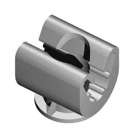 7TCA083570R0002 CP872-GREY PUSH IN CLIPS FOR 8MM DIA ABB
