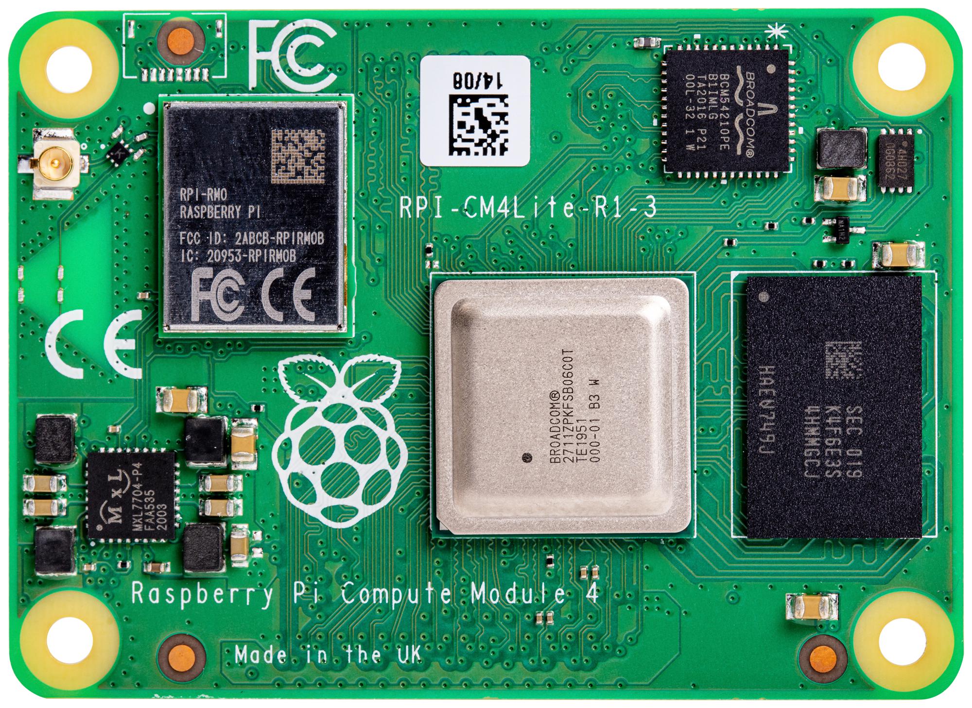 CM4008000 RPI COMPUTE MODULE 4 LITE, 8GB RAM RASPBERRY-PI