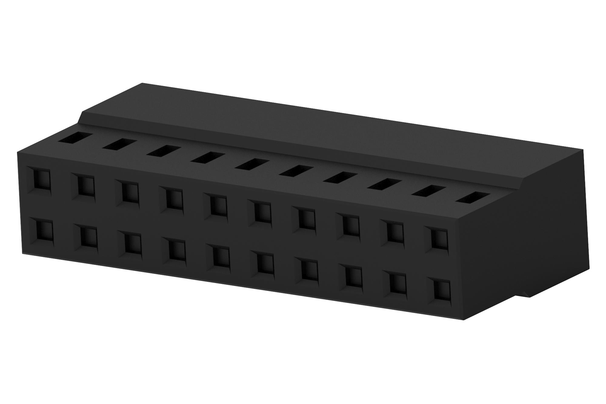 2-2316108-0 CONN HOUSING, RCPT, 20POS, 2ROW, 2MM TE CONNECTIVITY
