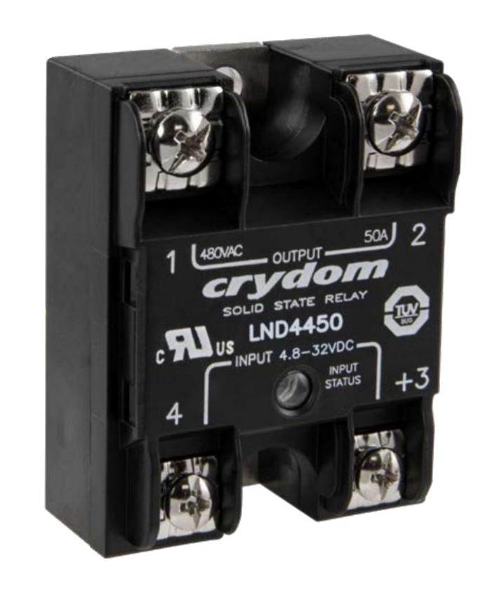 LND4450 SOLID STATE RELAY, 50A, 48-528VAC, PANEL SENSATA/CRYDOM