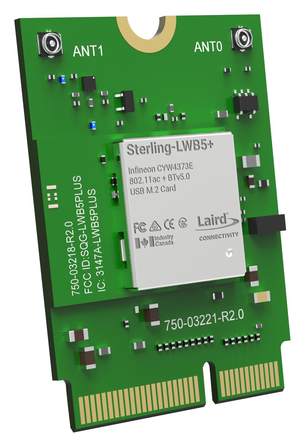 453-00048 WI-FI/BLUETOOTH MODULE, 2.4GHZ & 5GHZ LAIRD CONNECTIVITY