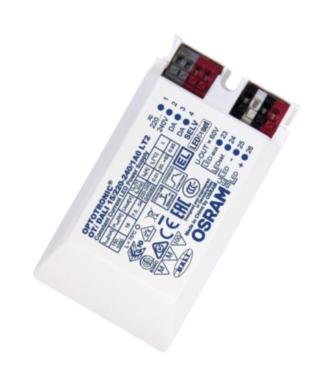 OTI-DALI-15/220-240/1A0-LT2 LED DRIVER, CONSTANT CURRENT, 60V, 18W OSRAM