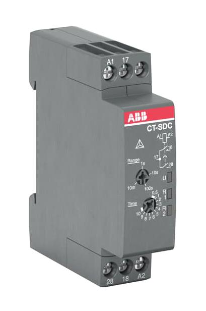 1SVR508211R0100 TIME RELAY, 0.05S-10MIN, STAR-DELTA, 2NO ABB