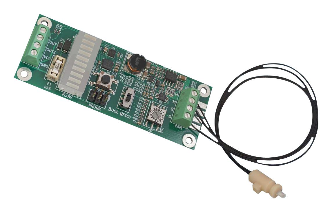 FLOW DEMO BOARD FS7 WITH HOUSING DEMO BOARD W/HOUSING, FLOW SENSOR IST INNOVATIVE SENSOR TECHNOLOGY