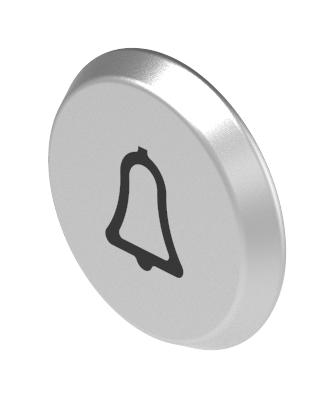 56-6.00005 SWITCH LENS, BLACK, ALUMINIUM, LASER ENG EAO