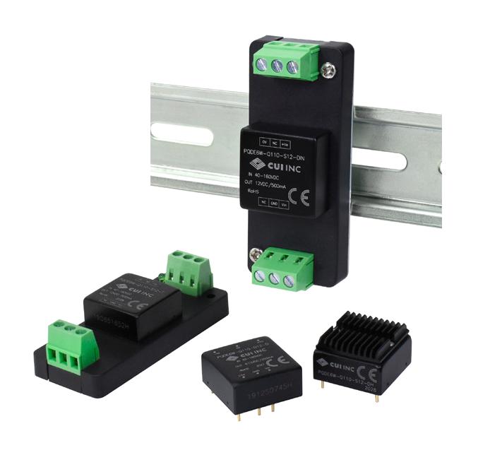 PQDE6W-Q110-D12-D DC-DC CONVERTER, 2 O/P, 6W CUI