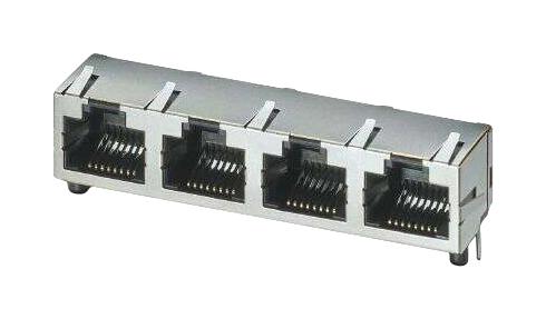 1149851 RJ45 CONN, R/A JACK, 8P8C, 4PORT, TH PHOENIX CONTACT