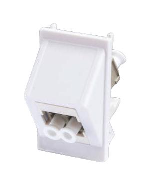 OL645MMWHPT FIBER OPTIC ADAPTER, LC-LC DUPLEX TUK