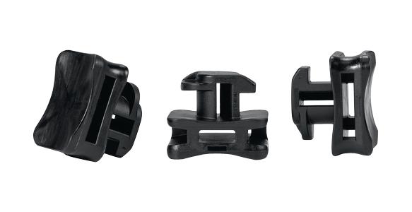 151-03246 CABLE TIE MOUNT, PA66, 22.5MM, BLACK HELLERMANNTYTON