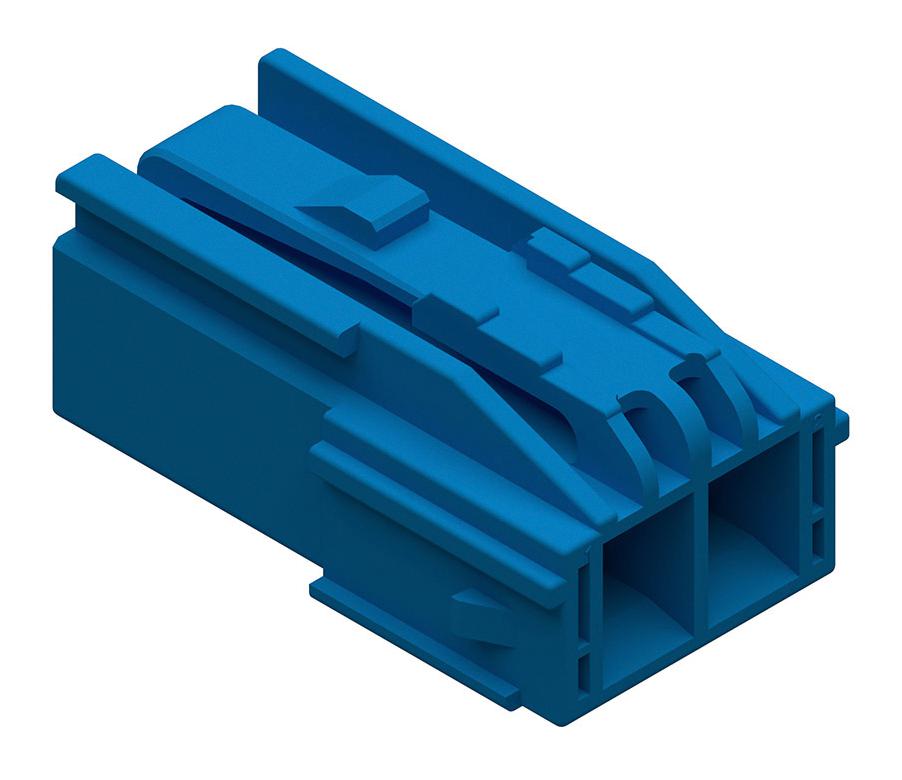 206997-2201 CONN HOUSING, PLUG, 2POS, 4.5MM, BLUE MOLEX