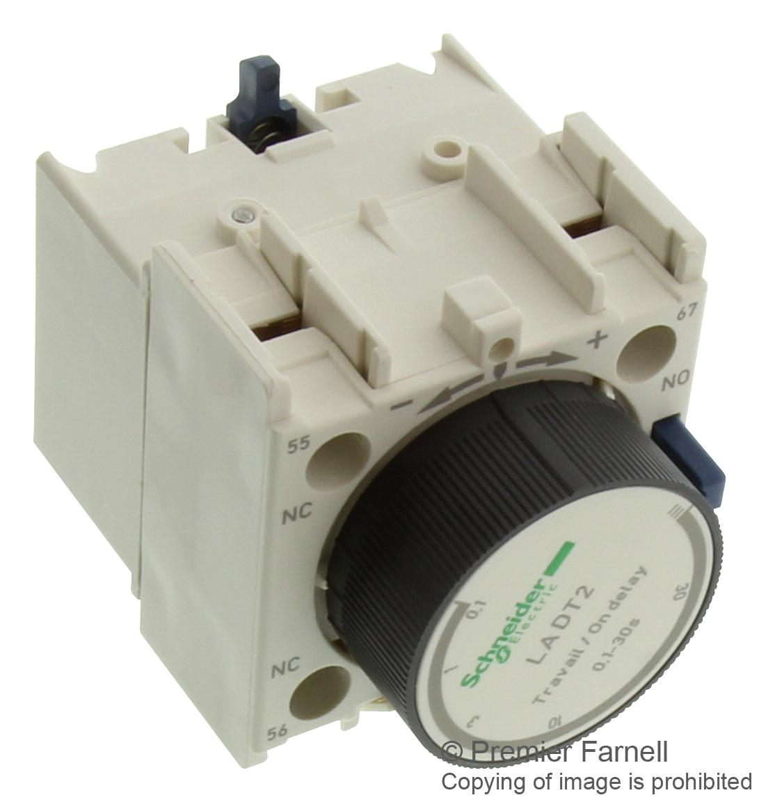 LADT2 TIMER, ON DELAY, 0.1S TO 30S, 690V SCHNEIDER ELECTRIC