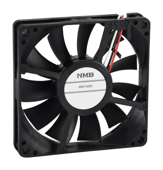 08015SS-12M-AA-00 AXIAL FAN, 80MM, 12VDC, 30CFM, 31DB NMB TECHNOLOGIES