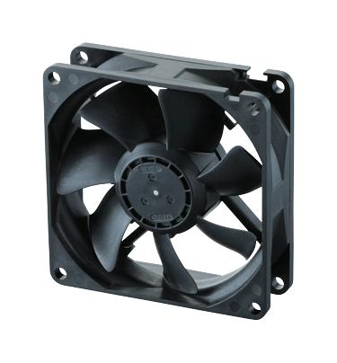 08025SA-12N-EA-D0 AXIAL FAN, 80MM, 12VDC, 41.3CFM, 30DB NMB TECHNOLOGIES
