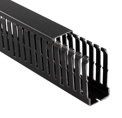 10490032Y NARROW SLOT DUCT, PVC, BLK, 37.5X37.5MM BETADUCT