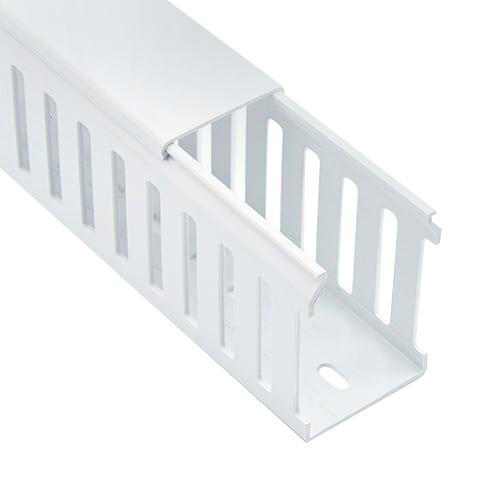 20460022H CLOSED SLOT DUCT, PC/ABS, GRY, 37.5X25MM BETADUCT