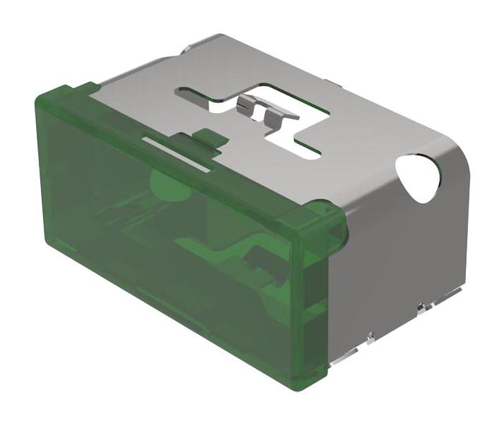 03-901.5 LENS, RECTANGULAR, GREEN EAO