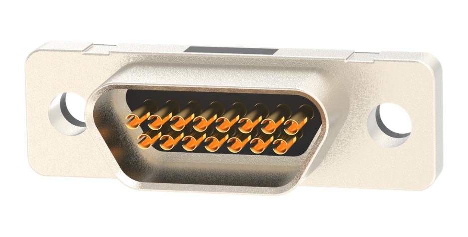 580-M15-203L001 MICRO-D SUB CONN, RCPT, 15POS/SOLDER CUP NORCOMP