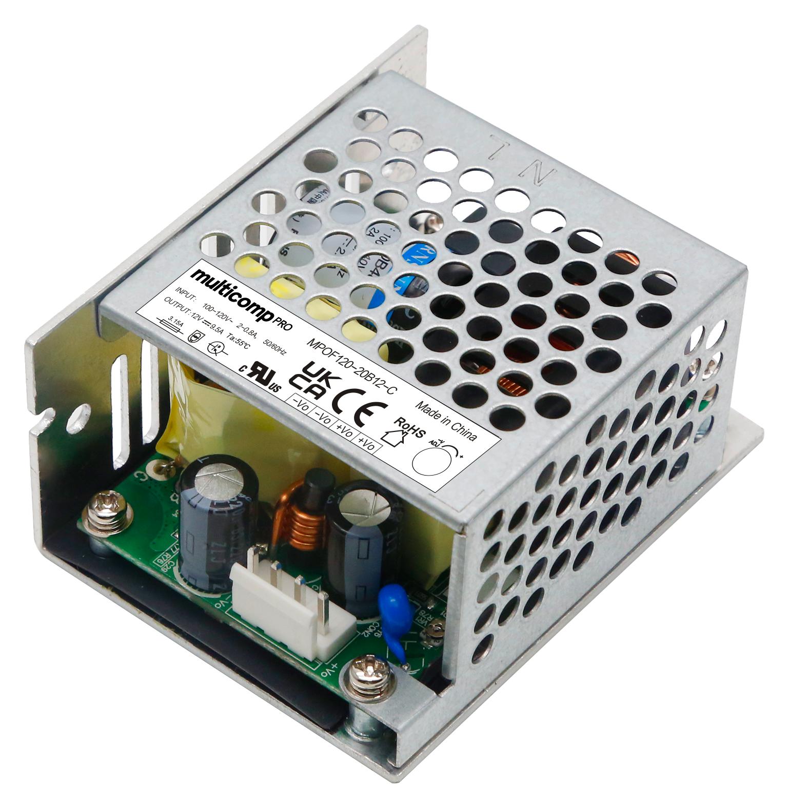 MPOF120-20B48-C POWER SUPPLY, AC-DC, 48V, 2.5A MULTICOMP PRO