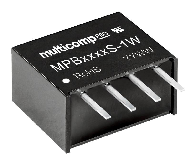 MPB1224S-1W DC-DC CONVERTER, 24V, 0.042A MULTICOMP PRO