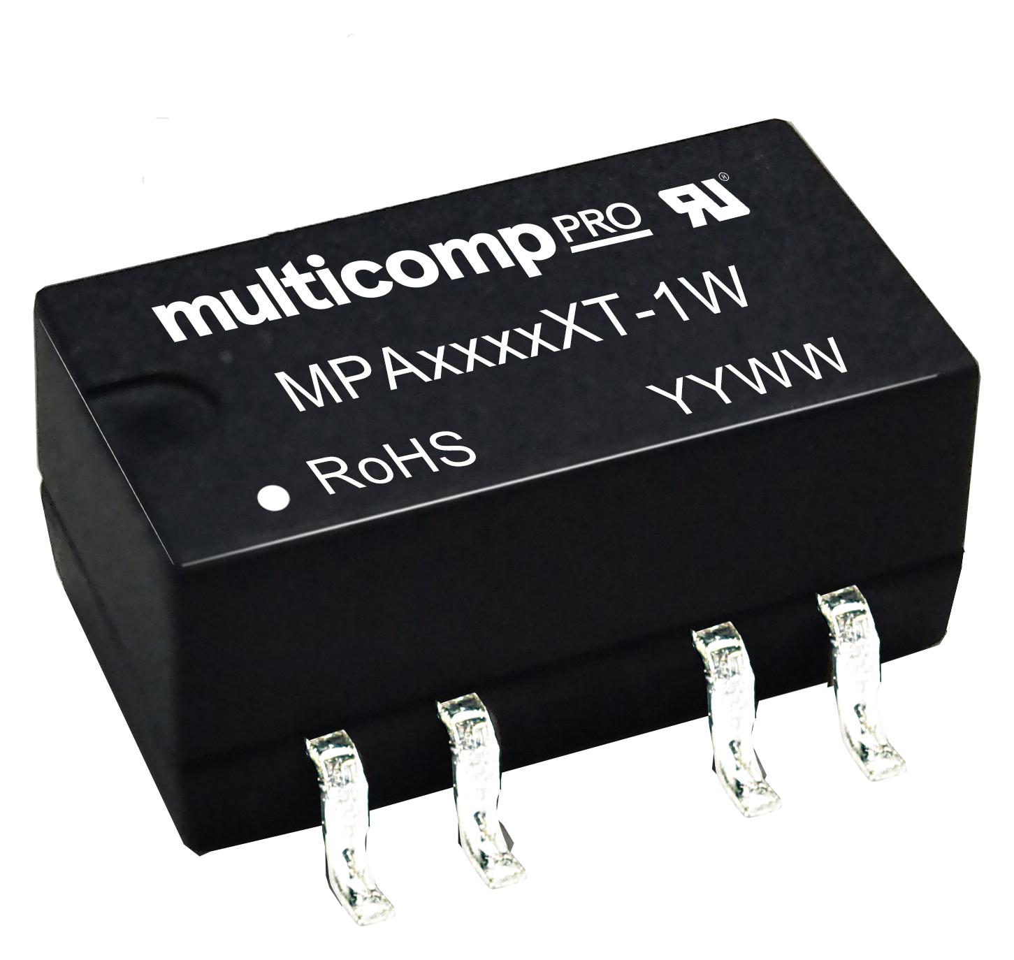 MPA1205XT-1W DC-DC CONVERTER, 2 O/P, 1W MULTICOMP PRO