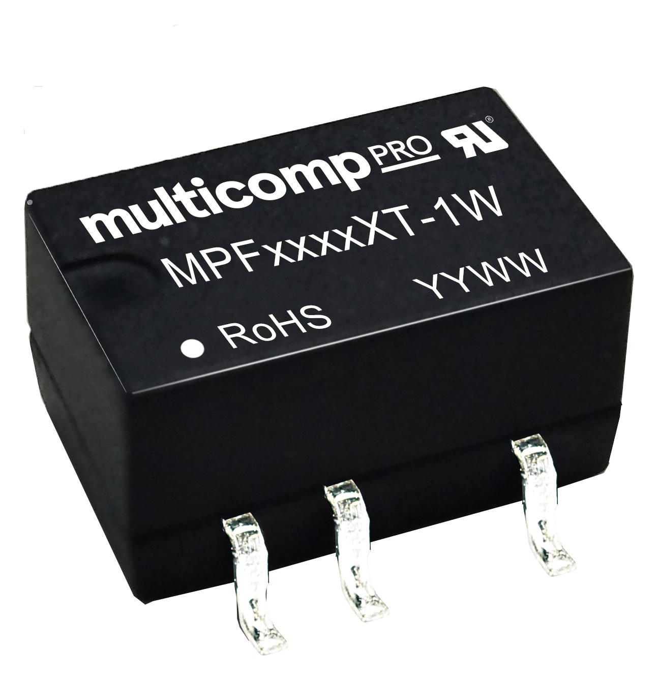 MPF0505XT-1W DC-DC CONVERTER, 5V, 0.2A MULTICOMP PRO