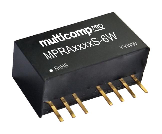MPRA2405S-6W DC-DC CONVERTER, 2 O/P, 6W MULTICOMP PRO