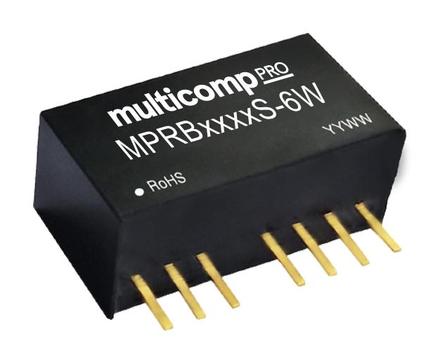 MPRB2424S-6W DC-DC CONVERTER, 24V, 0.25A MULTICOMP PRO