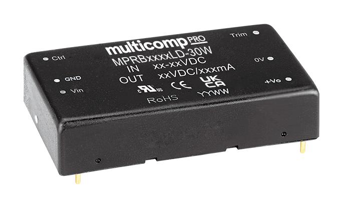 MPRB4812LD-30W DC-DC CONVERTER, 12V, 2.5A MULTICOMP PRO