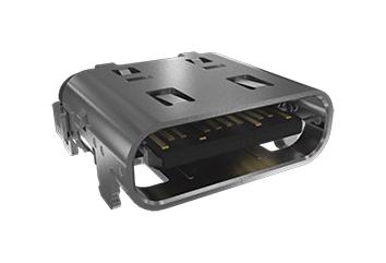 12402056E512A USB CONN, 4.0 TYPE C, RCPT, 24POS, SMT AMPHENOL ICC