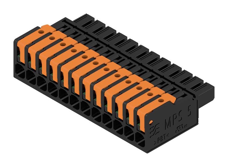 2741660000 TERMINAL BLOCK, PLUGGABLE, 12POS, 14AWG WEIDMULLER