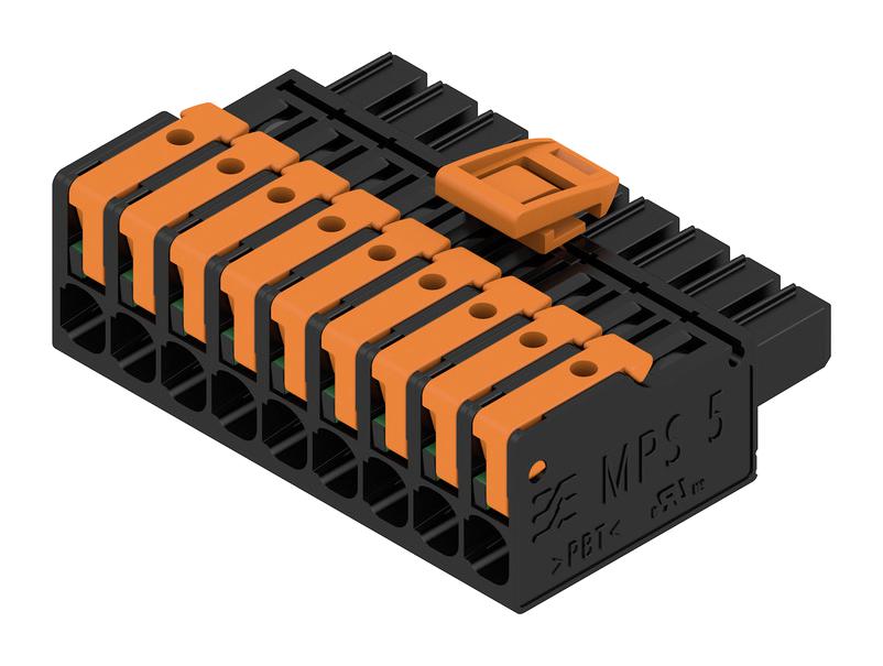 2741740000 TERMINAL BLOCK, PLUGGABLE, 9POS, 14AWG WEIDMULLER