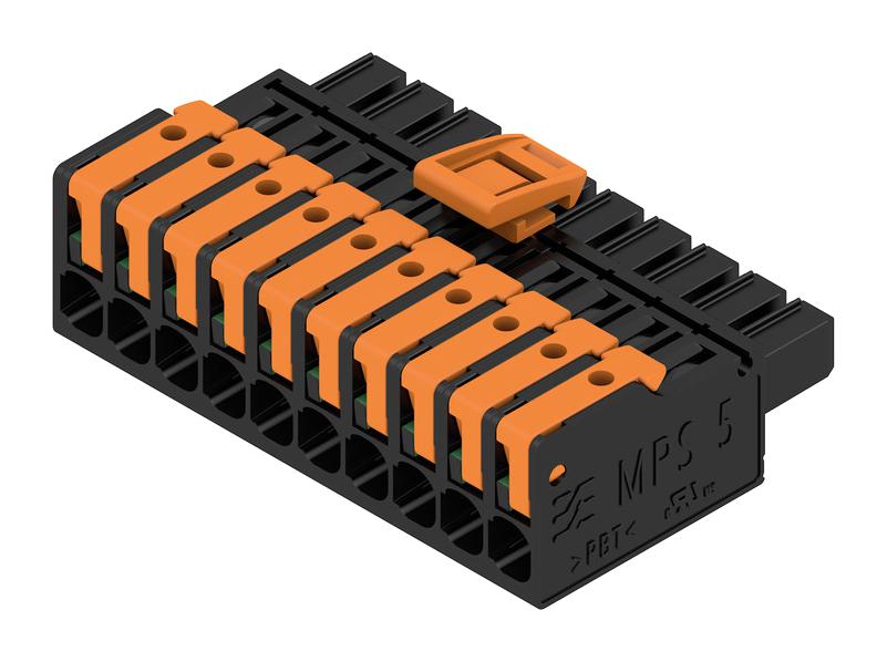 2741750000 TERMINAL BLOCK, PLUGGABLE, 10POS, 14AWG WEIDMULLER