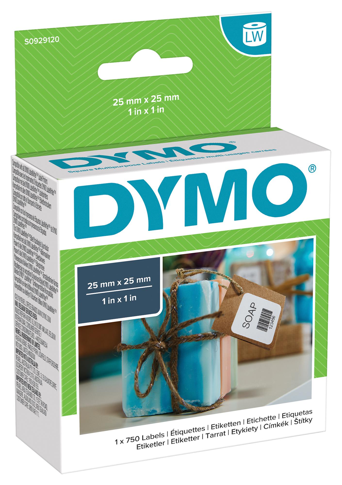 S0929120 LW SQUARE MULTIPURPOSE LABELS 750 DYMO