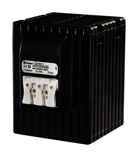 7H.51.8.230.0250 CABINET HEATER, 250W, 230VAC, SCREWLESS FINDER