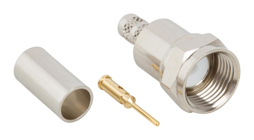 222197 RF COAXIAL, F PLUG, 75 OHM, CABLE AMPHENOL RF