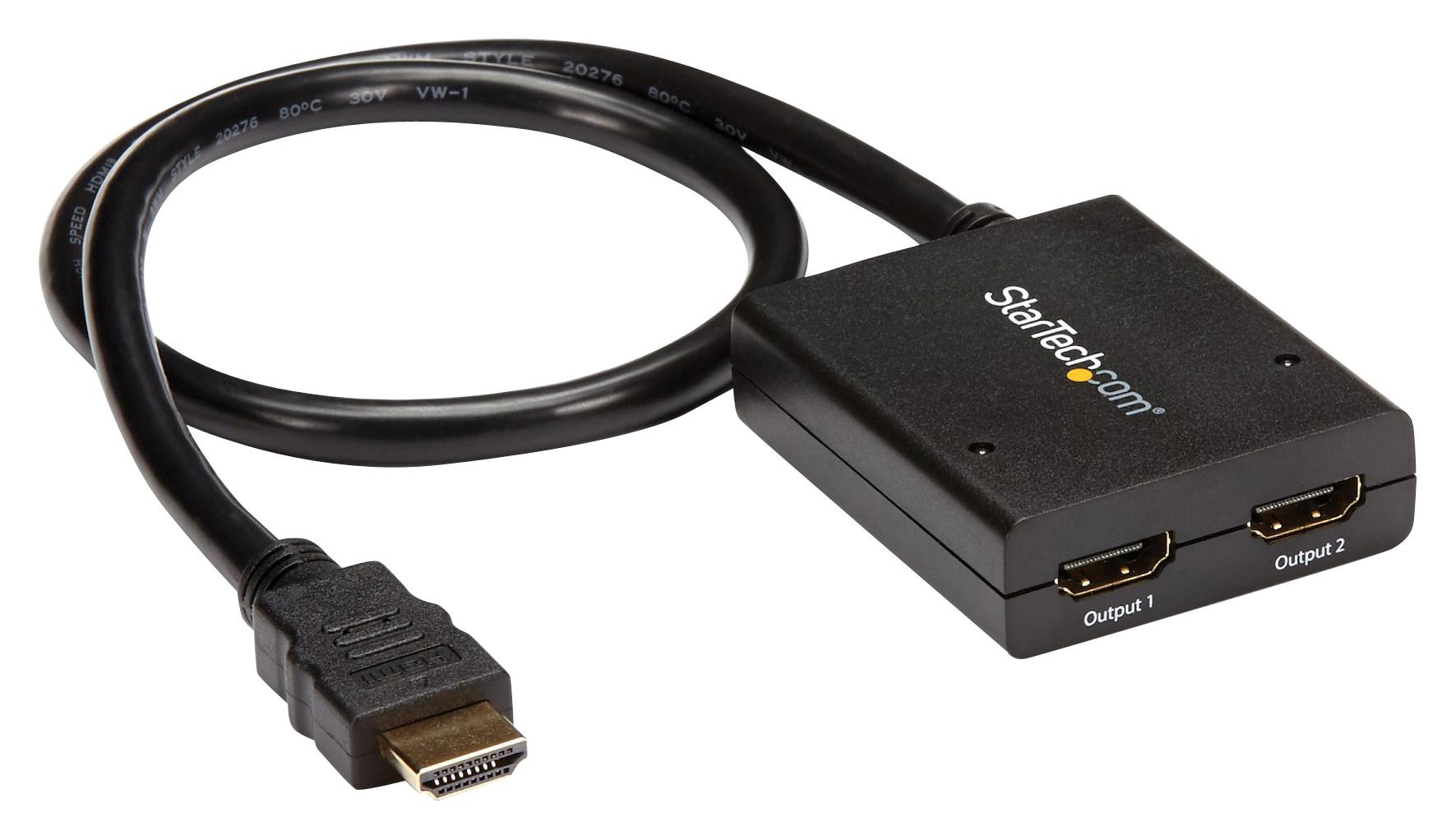 ST122HD4KU VIDEO SPLITTER, 2PORT, HDMI STARTECH