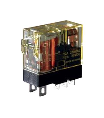 RJ2S-CL-D24 POWER RELAY, DPDT, 24VDC, 8A, SOCKET IDEC