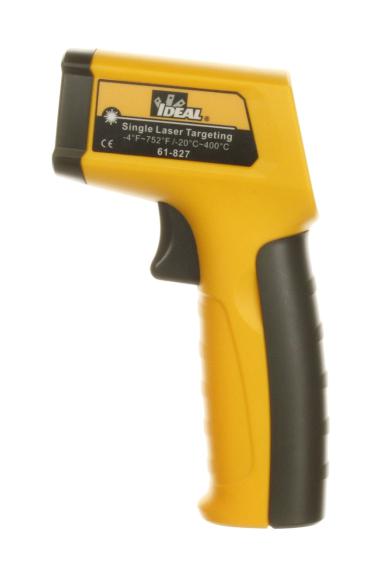 61-827 INFRARED THERMOMETER, -20 TO 400DEG C IDEAL