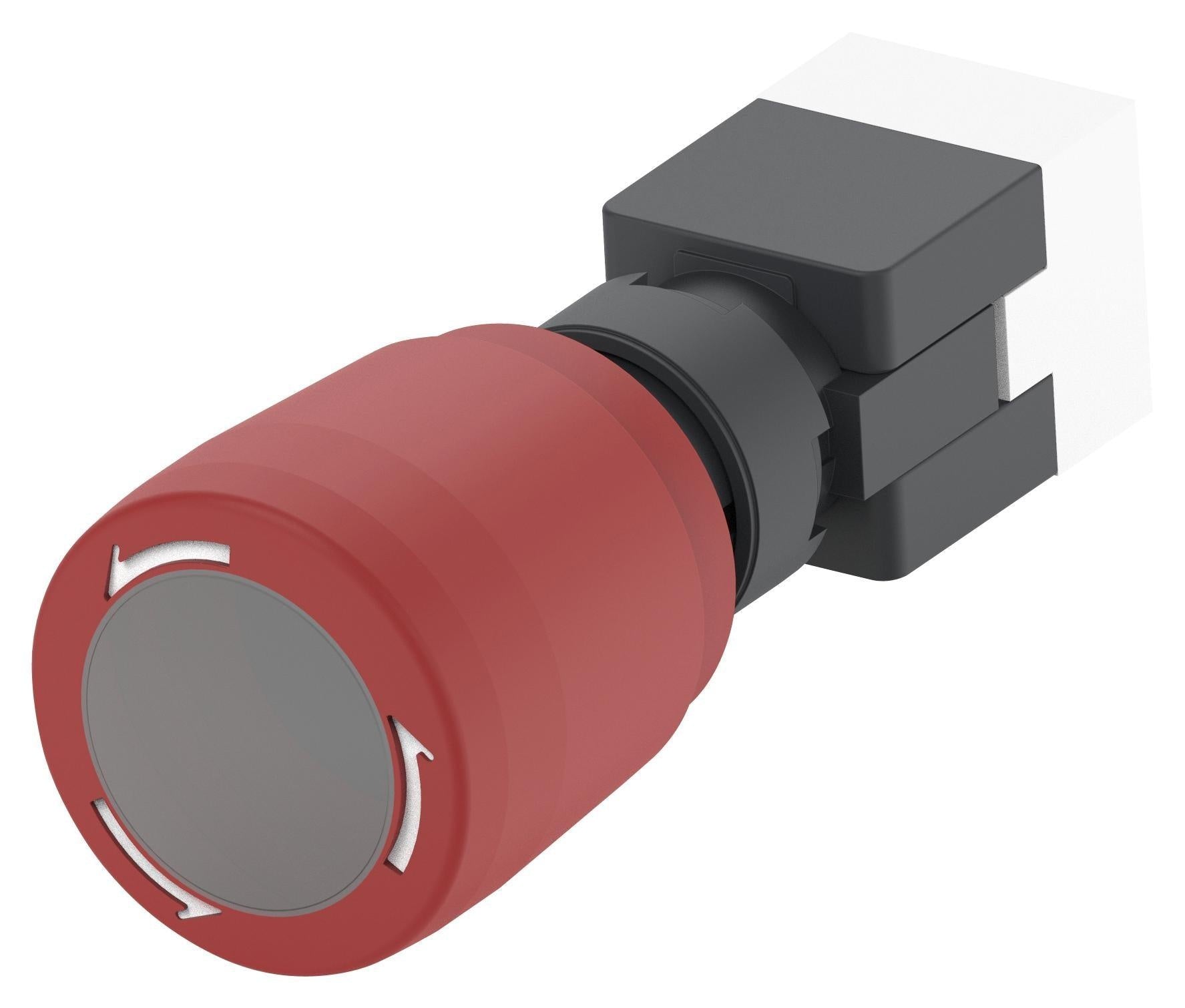 PBES16L1LR E-STOP SWITCH, SPST-NC, 3A, 125VAC/PANEL TE CONNECTIVITY