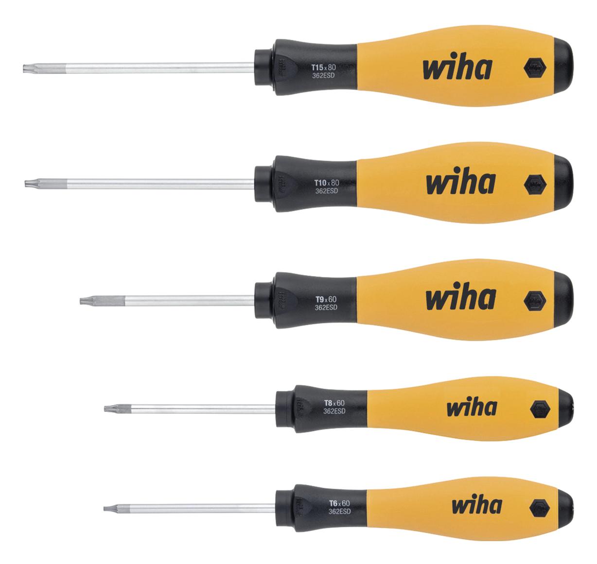 27253 SCREWDRIVER SET, 5PIECES WIHA
