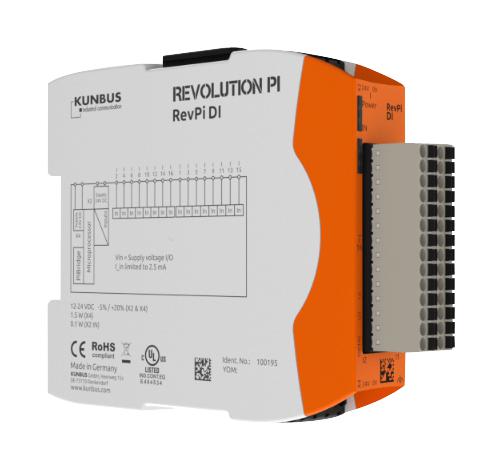 PR100195 DIGITAL I/P MODULE, 16CH, REV PI, 24VDC KUNBUS