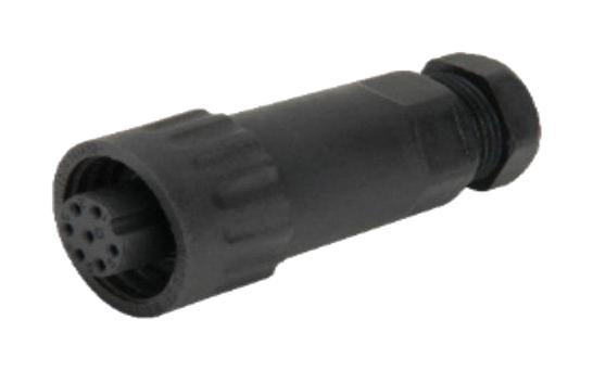 MP007696 CIRCULAR CONN, RCPT, 6+PE POS, CABLE MULTICOMP PRO